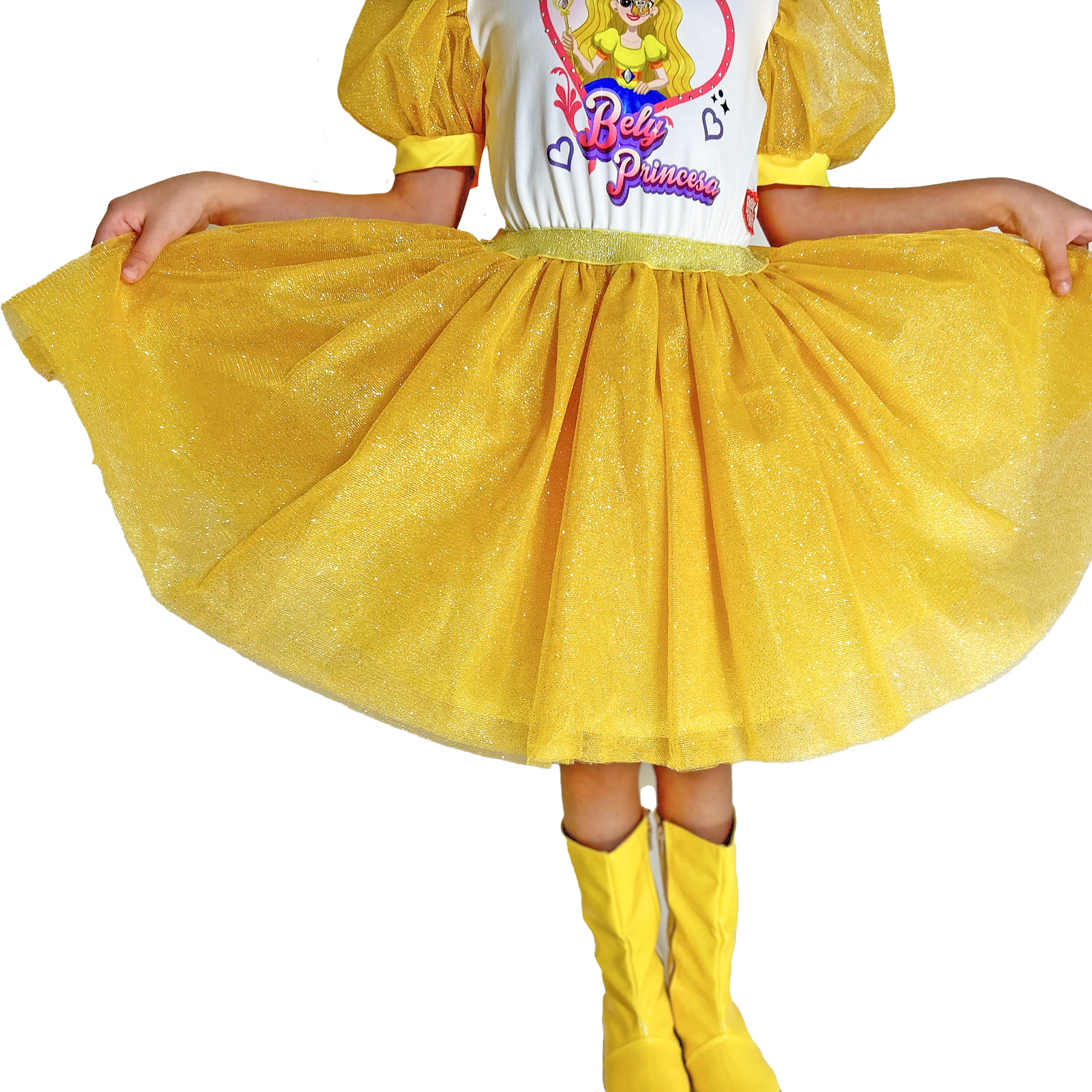 Vestido Bely Princesa Amarillo