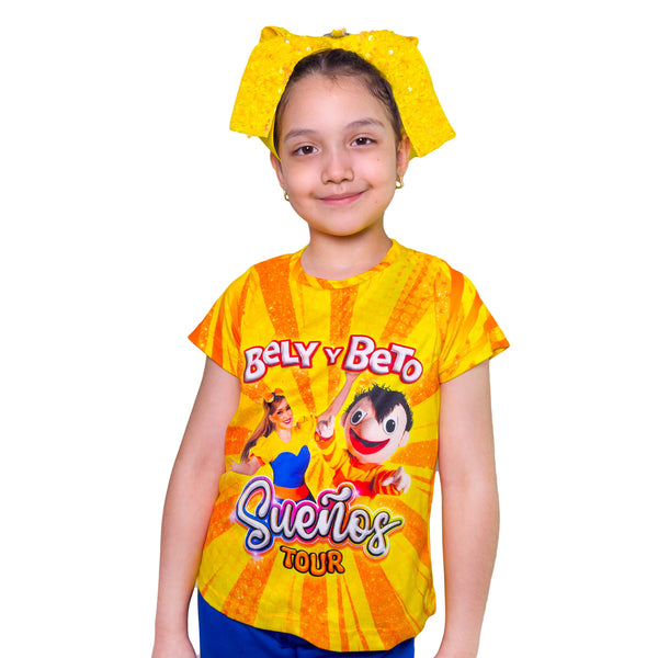 Playera Sueños Amarilla