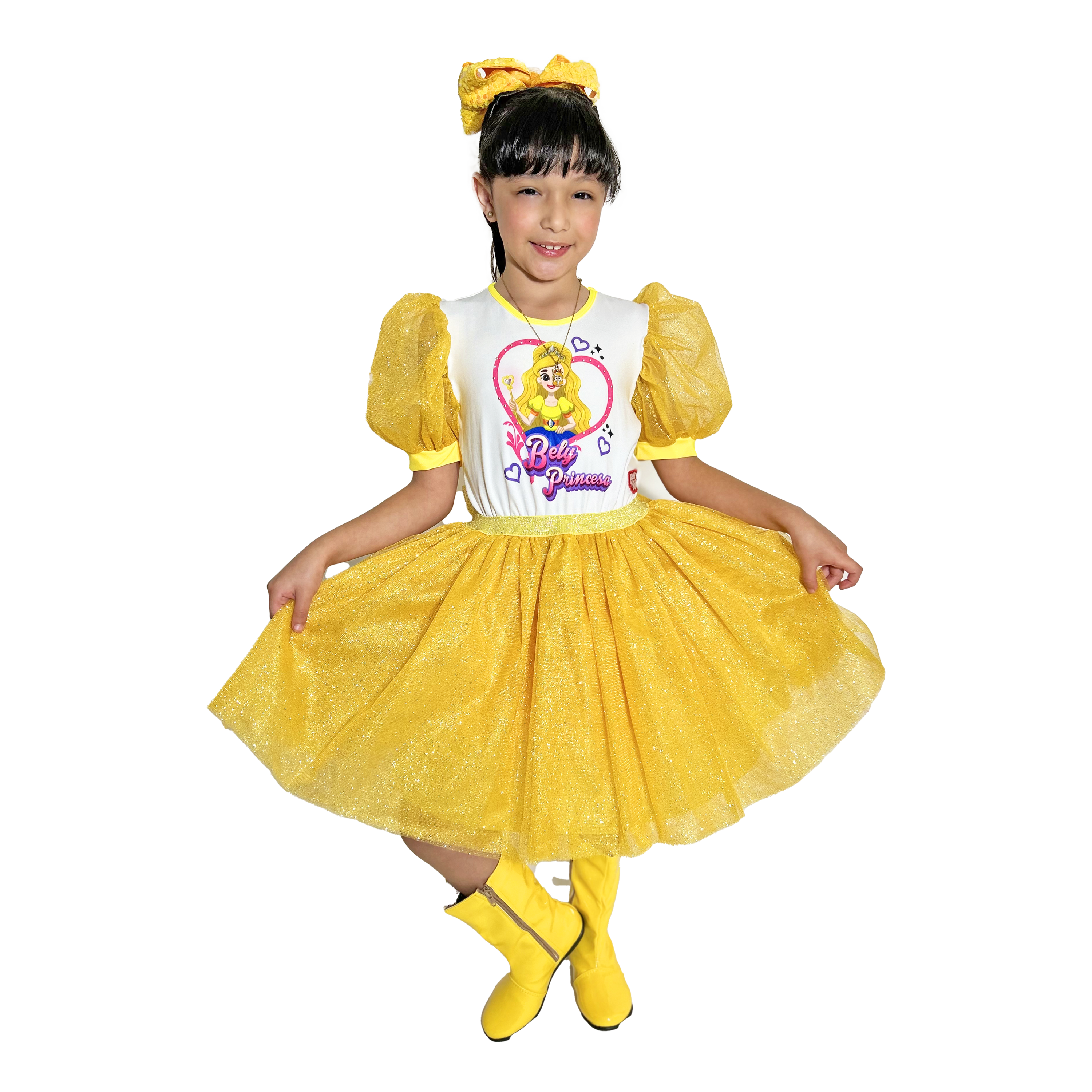Vestido Bely Princesa Amarillo
