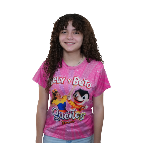 Playera Sueños Juvenil Rosa